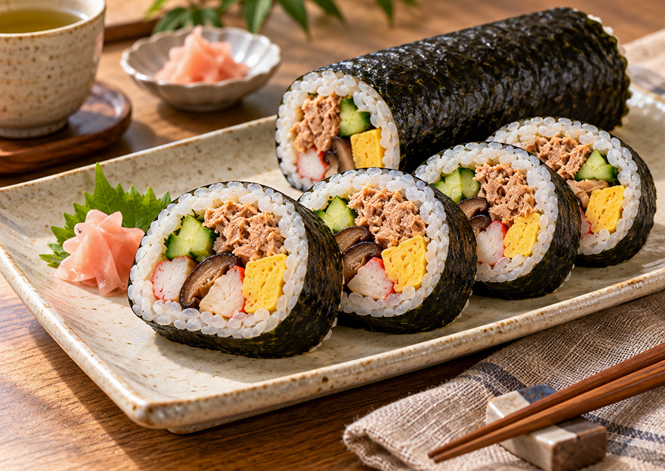 Z Futomaki (Japanese Thick Sushi Roll)