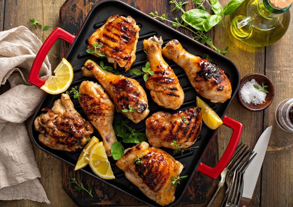 Mediterranean Grilled Chicken Thighs