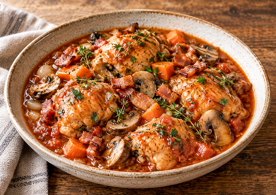Z Chicken Chasseur (French Hunter-Style Chicken)