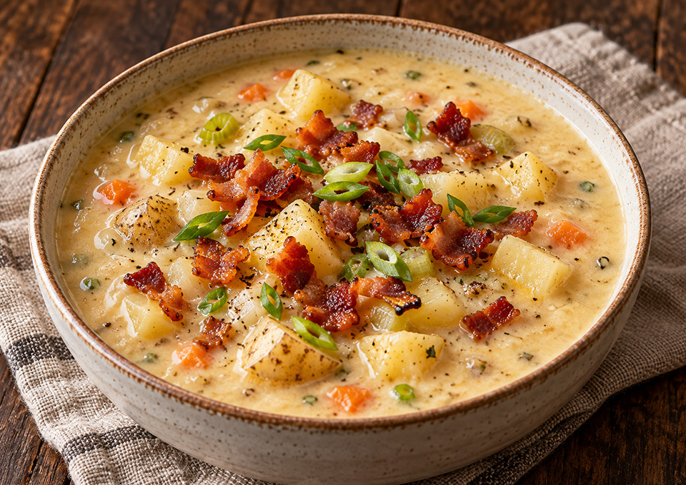 Z Creamy Potato Soup with Bacon