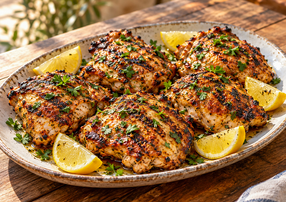 Z Mediterranean Grilled Chicken Thighs