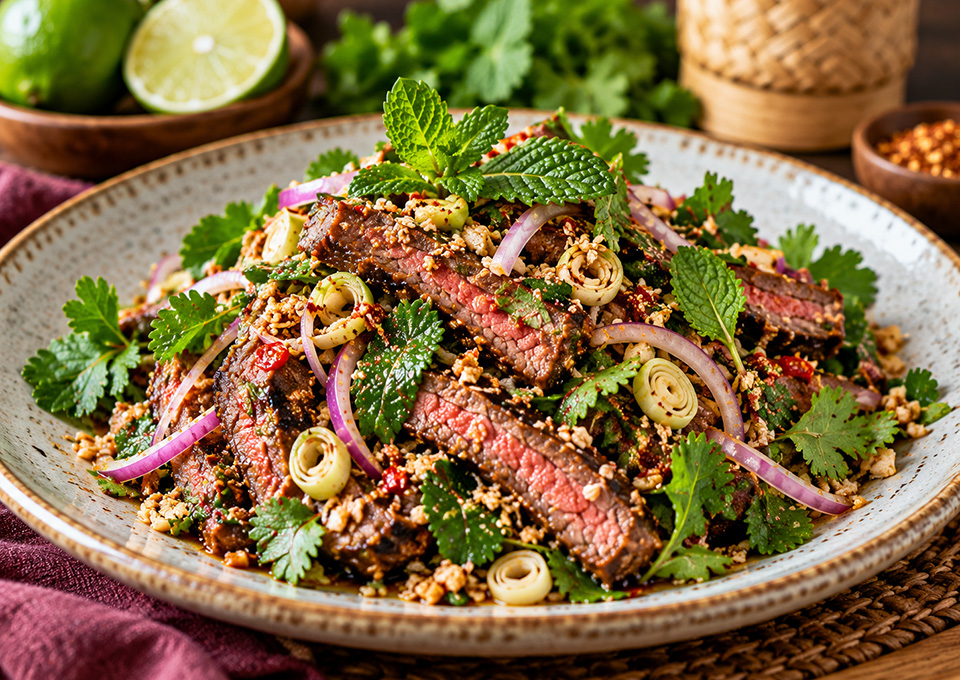 Z Thai Waterfall Beef Salad (Nam Tok)
