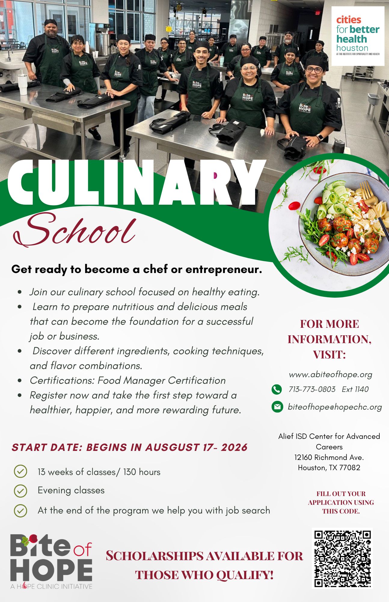 Culinary Institute Flyer