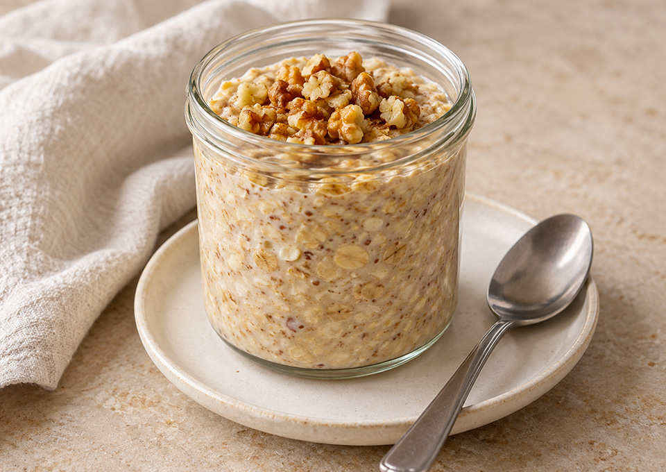 Z Banana & Walnut Overnight Oats