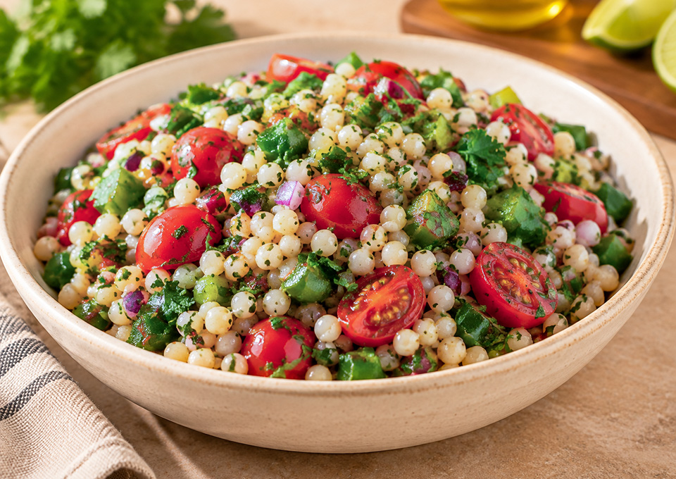 Z Chimichurri Pearl Couscous Salad