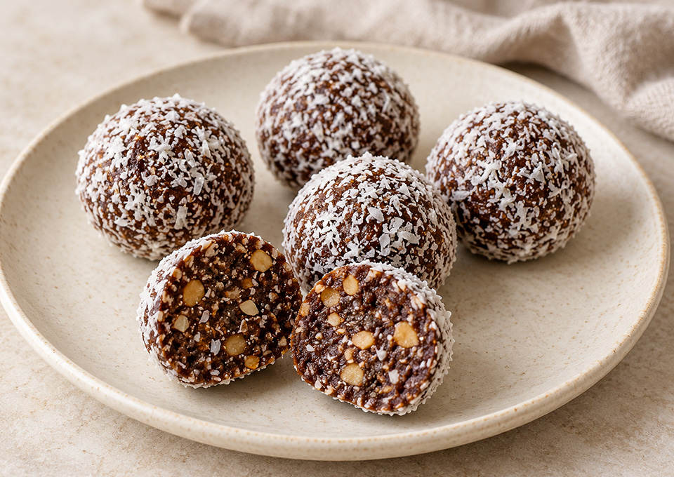 Z Coconut Date Balls