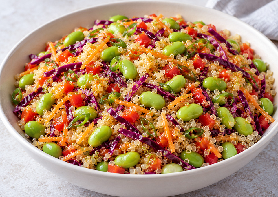 Z Sriracha Honey-Lime Quinoa Salad